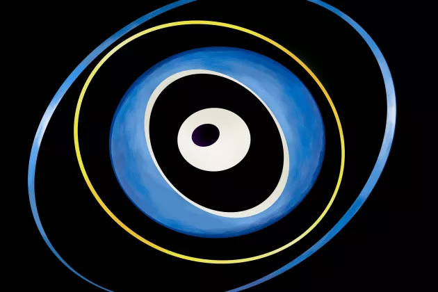 LC Grafik 2025.jpg Abstract eye image. Illustration.